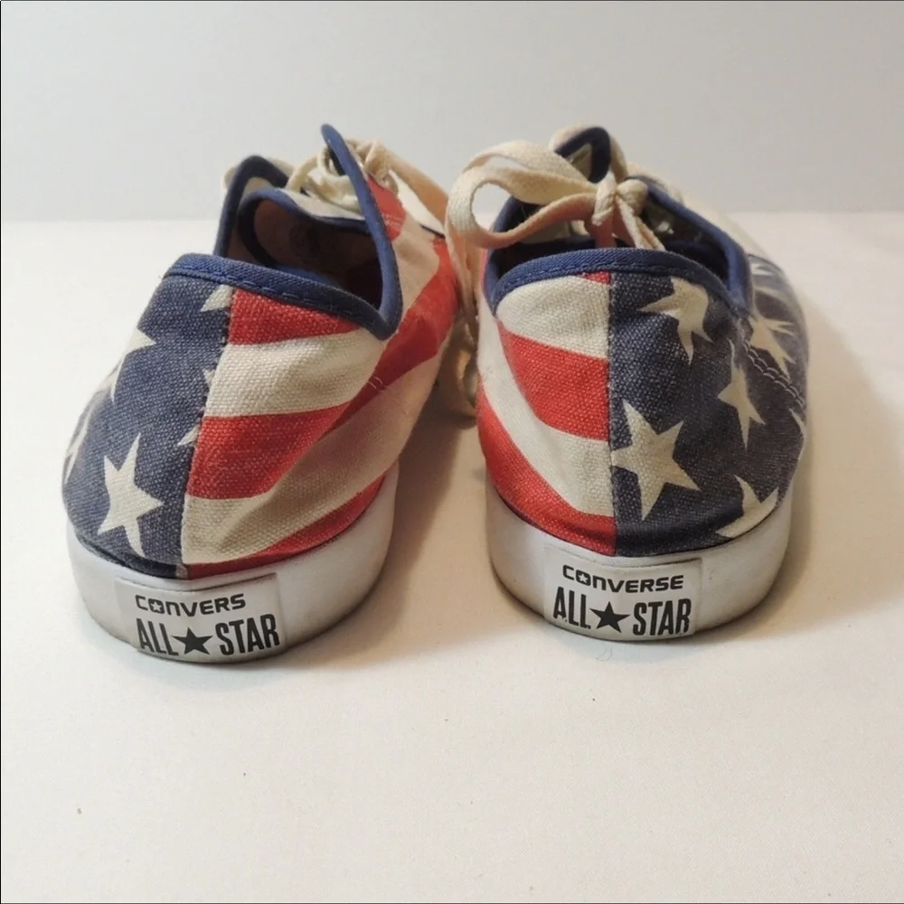 CONVERS Unisex Flag Print Size 9.5(Men) 11(women) - Picture 4 of 7